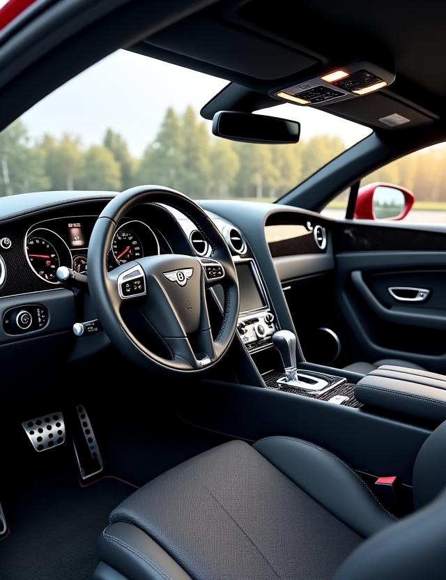 Bentley Continental GT Interieur mit Carbon und Alcantara