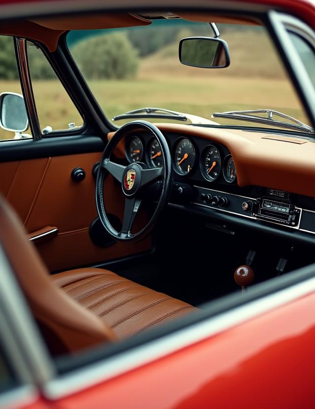 Porsche 911 Classic aufbereiteter Innenraum